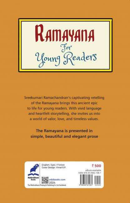 Ramayana For Young Readers Back Cover (1) Ramayana For Young Readers Back Cover (1)